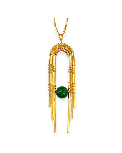 Art deco inspired pendant necklace - Sundara Joon