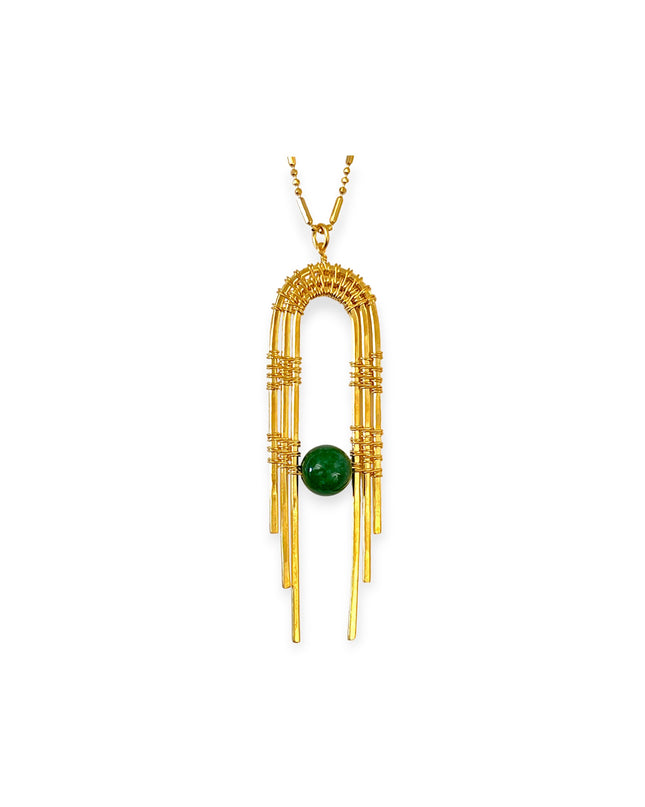 Art deco inspired pendant necklace - Sundara Joon