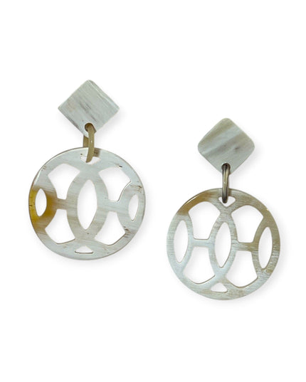 Asian geometric drop earring - Sundara Joon