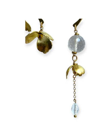 Balancing floral earrings - Sundara Joon