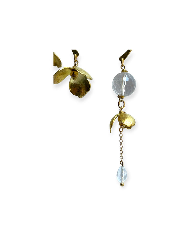 Balancing floral earrings - Sundara Joon