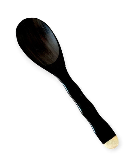 Bamboo handle wooden condiment spoons - Sundara Joon