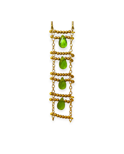 Beaded echelle earrings - Sundara Joon