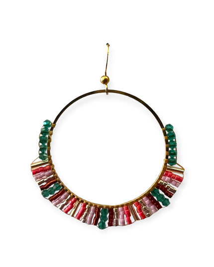 Beaded hoop earrings - Sundara Joon