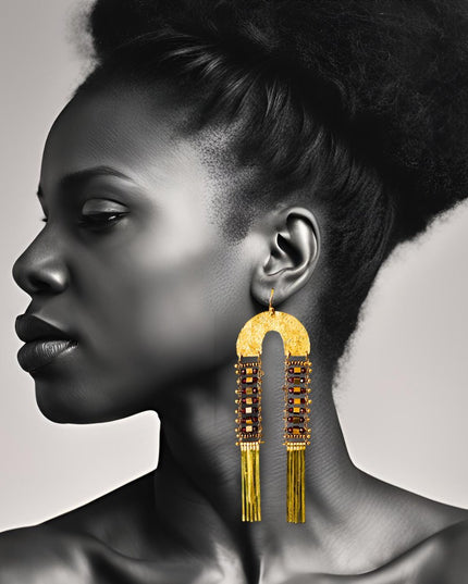 Beaded ladder earrings that sparkle - Sundara Joon