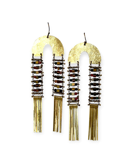 Beaded ladder earrings that sparkle - Sundara Joon