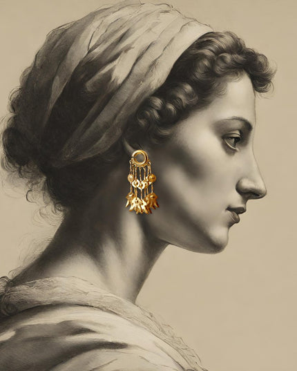 Cluster drop statement earrings - Sundara Joon