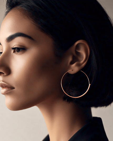 Copper hoop earrings - Sundara Joon