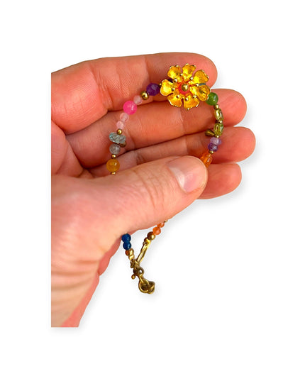 Delicate floral inspired beaded bracelets - Sundara Joon