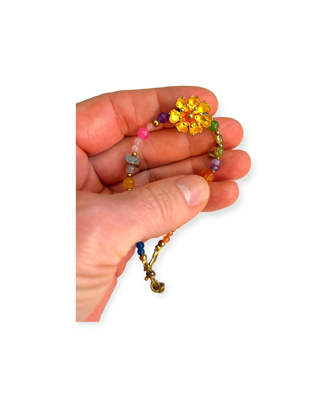 Delicate floral inspired beaded bracelets - Sundara Joon