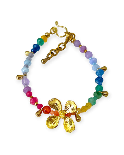 Delicate floral inspired beaded bracelets - Sundara Joon