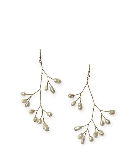 Delicate freshwater pearl earrings - Sundara Joon