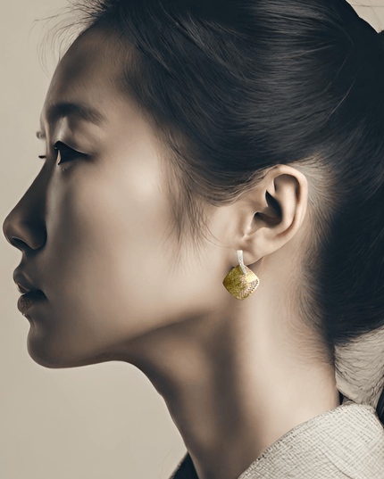 Delicate organic focus earrings - Sundara Joon