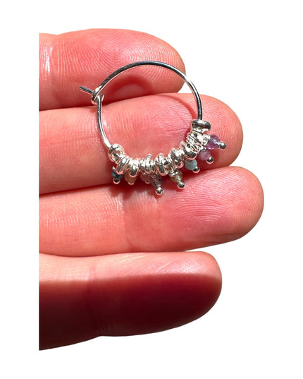 Delicate silver hoop earrings - Sundara Joon