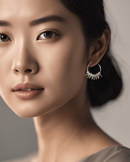 Delicate silver hoop earrings - Sundara Joon