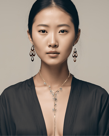 Drop chain pearl necklace - Sundara Joon