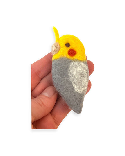 Felted wool bird pin - Sundara Joon