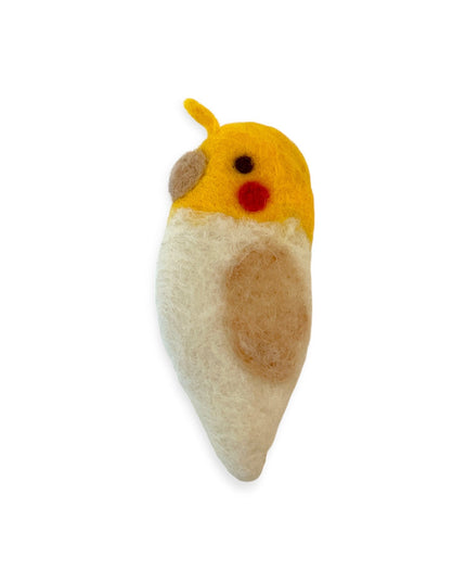 Felted wool bird pin - Sundara Joon