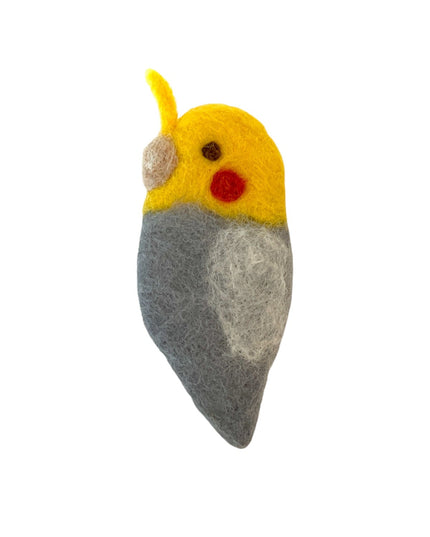 Felted wool bird pin - Sundara Joon