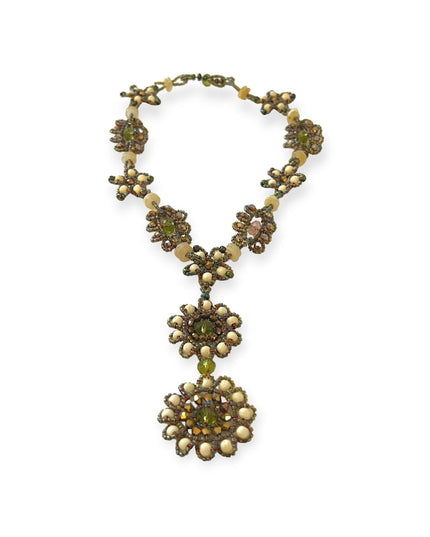 Floral tiered necklace - Sundara Joon