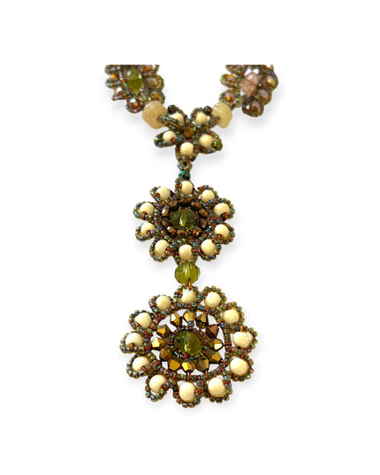 Floral tiered necklace - Sundara Joon