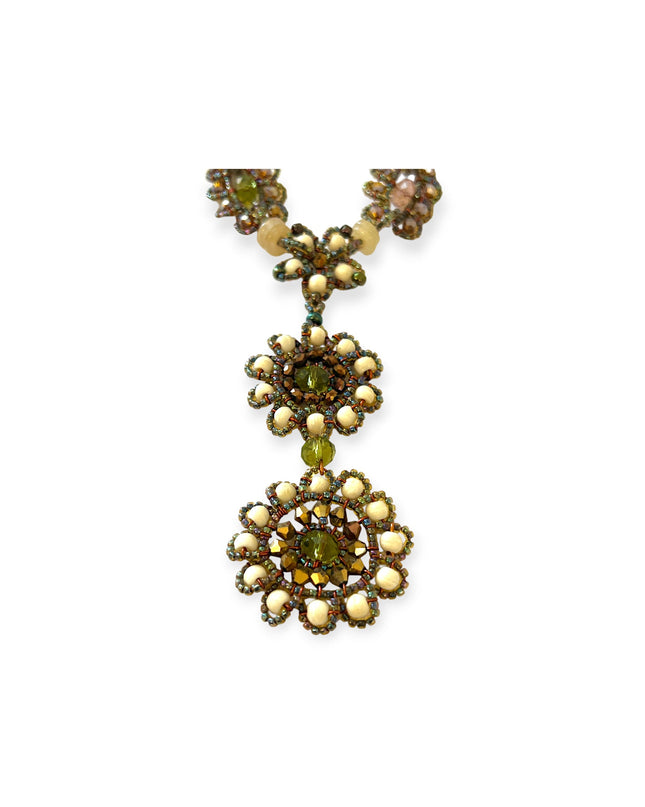 Floral tiered necklace - Sundara Joon