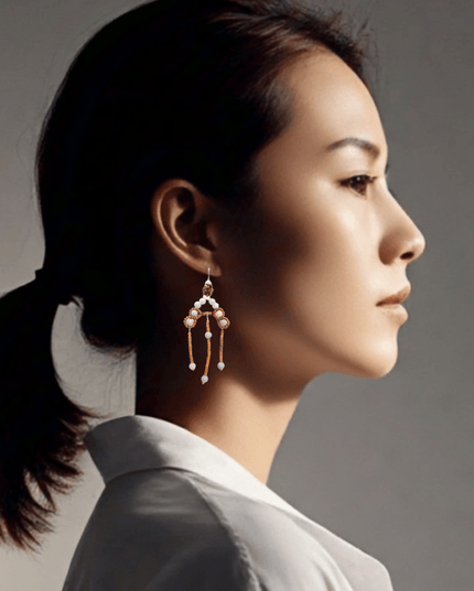 Good things happen in 3s drop earrings - Sundara Joon