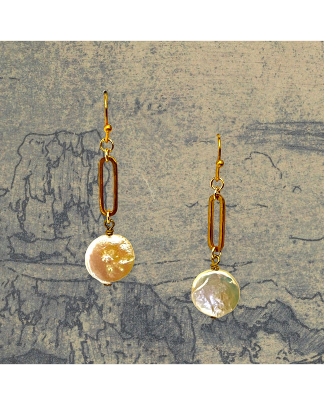 Keishi pearl drop earrings in a modern setting - Sundara Joon