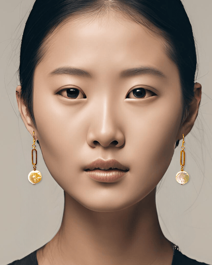 Keishi pearl drop earrings in a modern setting - Sundara Joon