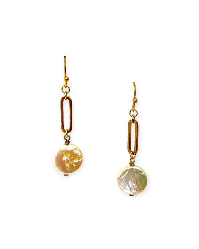 Keishi pearl drop earrings in a modern setting - Sundara Joon