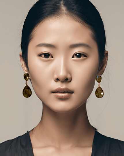 Labradorite drop statement earrings for a classy look - Sundara Joon