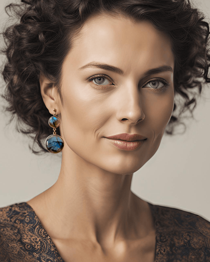 Labradorite drop statement earrings for a classy look - Sundara Joon