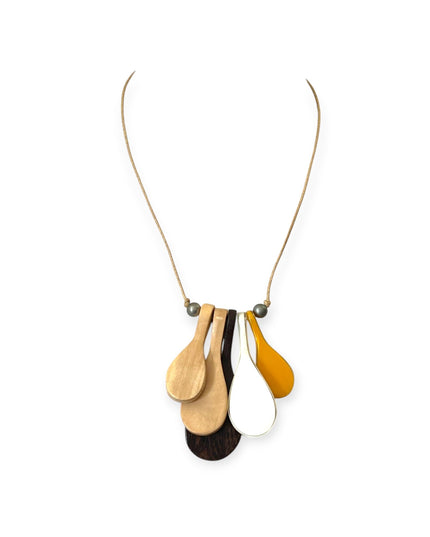 Modern wooden necklace - Sundara Joon