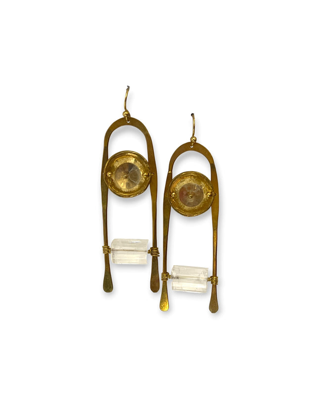 Organic scala earrings that offer a dramatic statement - Sundara Joon