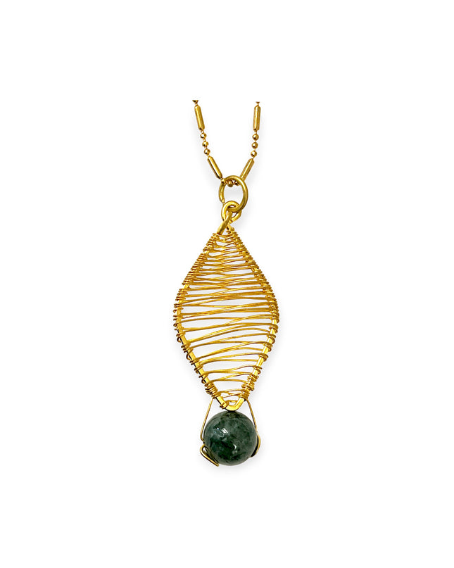 Organic tribal inspired pendant necklace - Sundara Joon