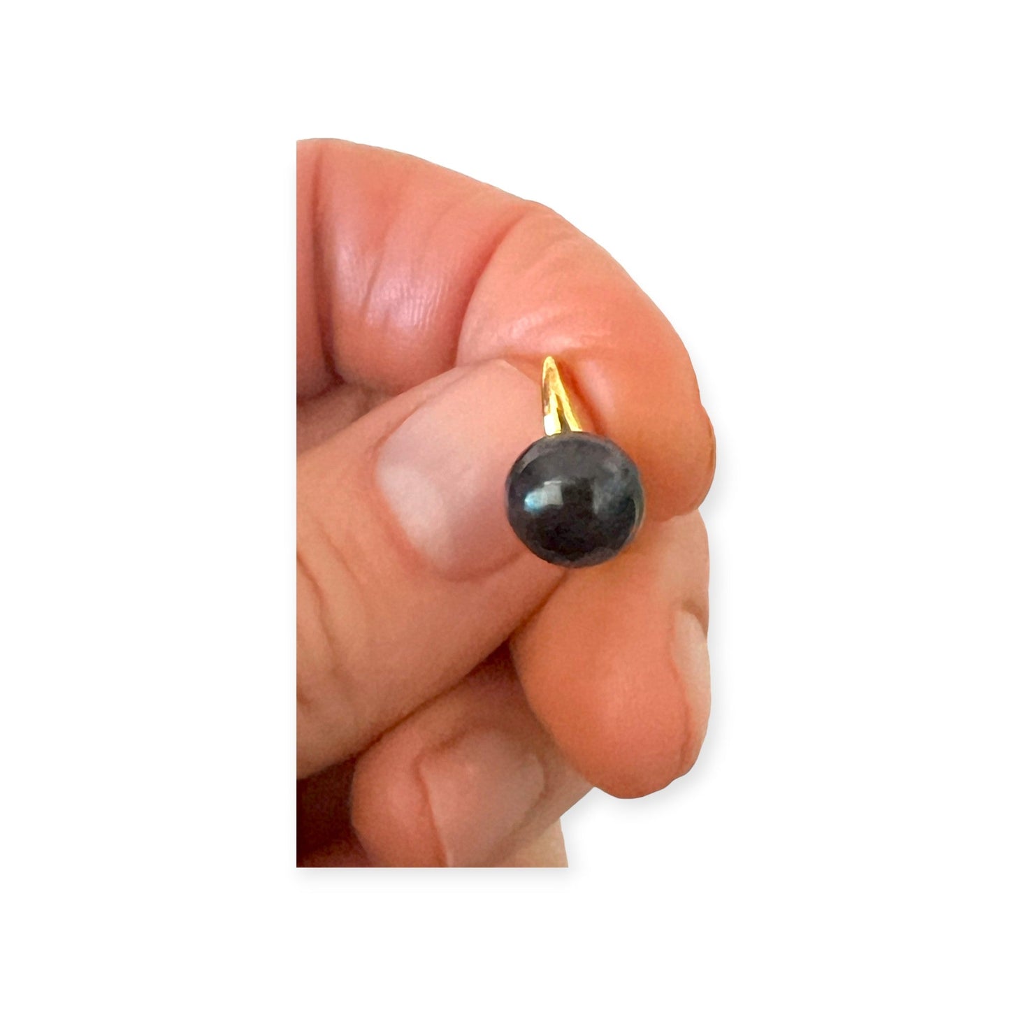Petite simple modern pearl drop earrings - Sundara Joon