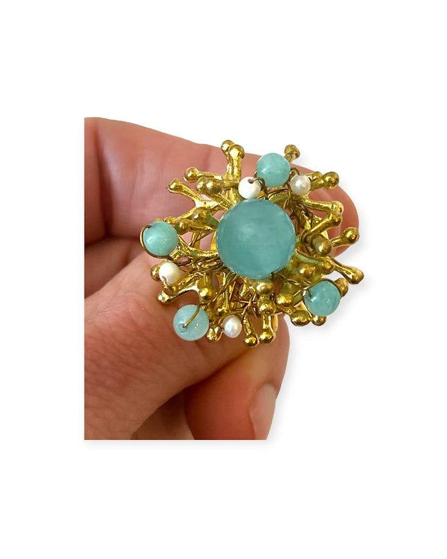 Pop of color cocktail ring - Sundara Joon