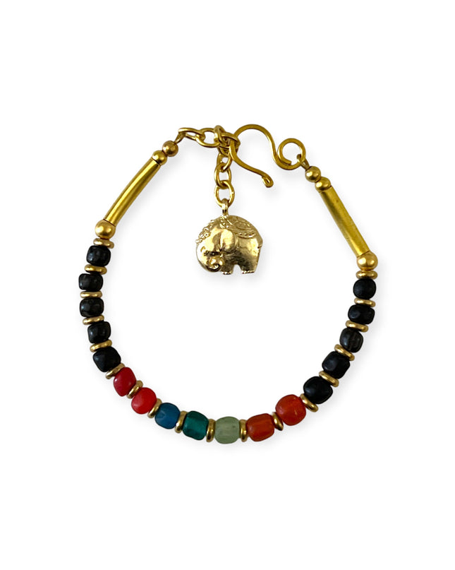 Richly colored beaded bracelet - Sundara Joon