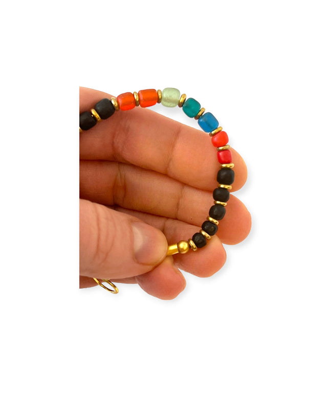 Richly colored beaded bracelet - Sundara Joon