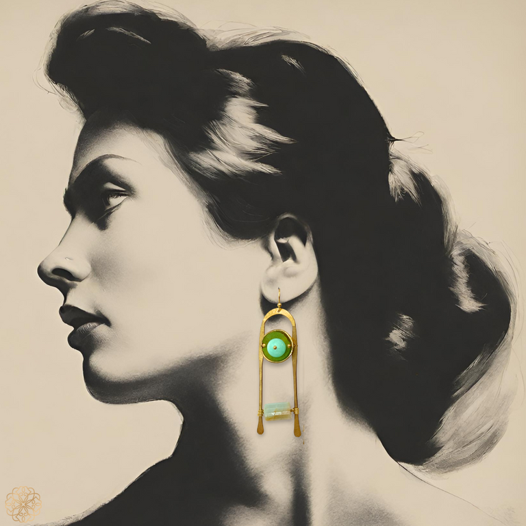 Organic scala earrings that offer a dramatic statement - Sundara Joon