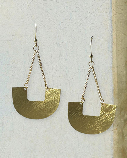 Semi-circle drop earrings that deliver a modern feel - Sundara Joon