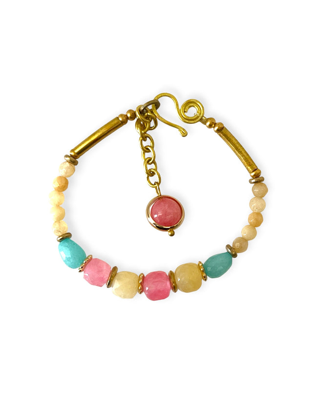 Sherbert colored beaded bracelet - Sundara Joon