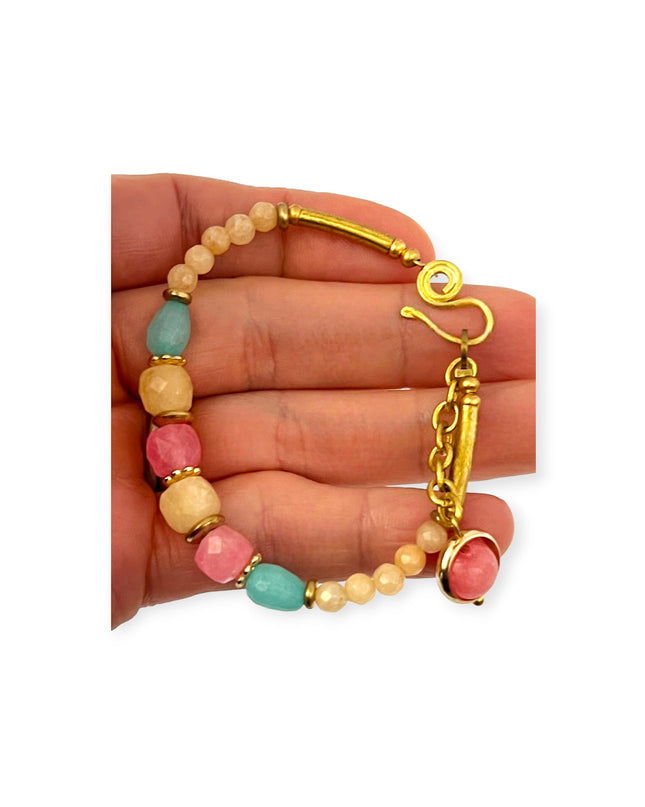 Sherbert colored beaded bracelet - Sundara Joon