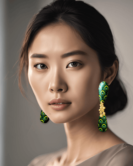 Sophisticated asymmetric drop earrings - Sundara Joon