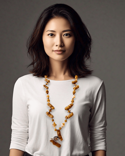 Step function amber necklace - Sundara Joon