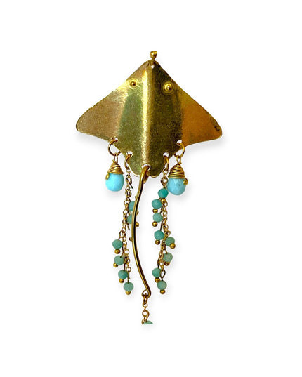 Stingray dangling earrings - Sundara Joon