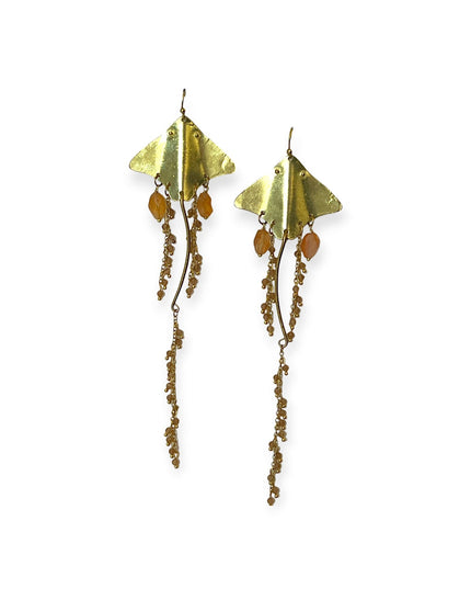 Stingray dangling earrings - Sundara Joon