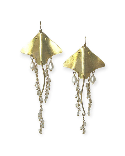 Stingray dangling earrings - Sundara Joon