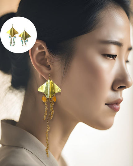 Stingray dangling earrings - Sundara Joon