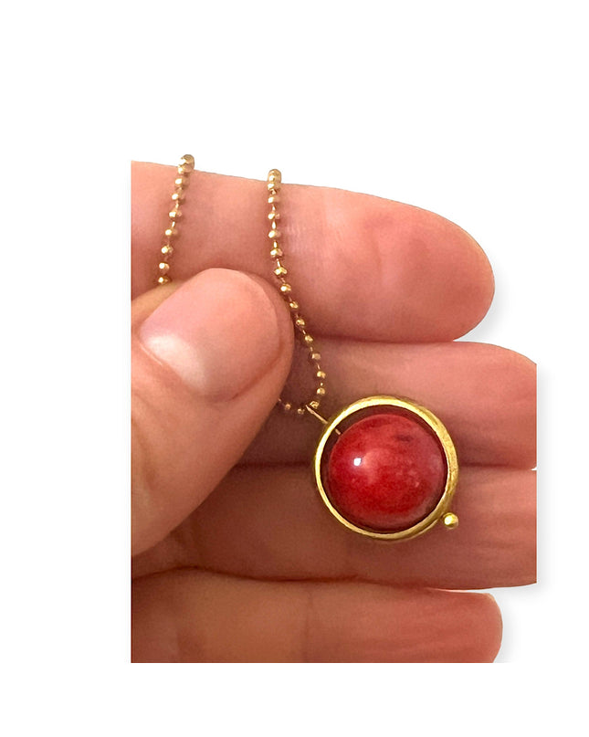 Stone orb pendant necklace - Sundara Joon